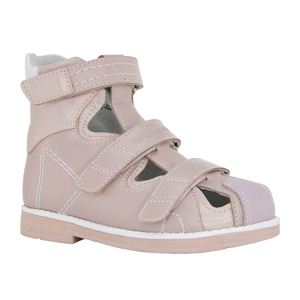 Сандали ортопедические Ортобум для девочек 81057-02 пыльно-розовые