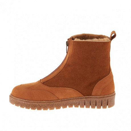 Полусапоги OrtoCare с мехом женские FW-4-22-99/9DM коричневые. Изображение 3 из 6