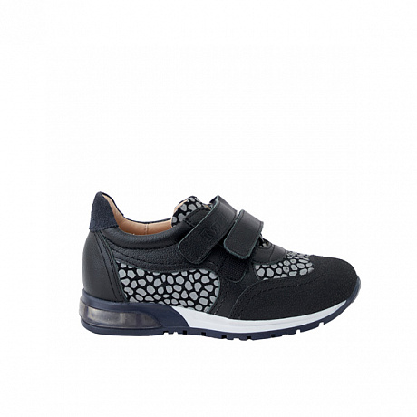 Кроссовки ортопедические Твики для девочек TW-435-22 черный/серый со светодиодами. Изображение 2 из 4