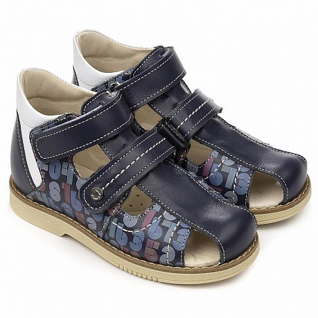Сандали Тапибу для мальчиков FT-26033.20-OL08O.03 синие. Изображение 3 из 3