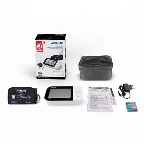 Тонометр Omron M3 Intelli IT автоматический с адаптером и манжетой 22-42см. Изображение 4 из 4